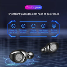Load image into Gallery viewer, F9 TWS V5.0 Touch Control Binaural Wireless Bluetooth Headset with Charging Case and Digital Display