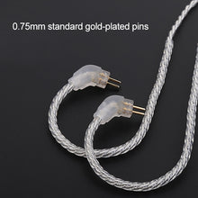 Load image into Gallery viewer, TRN Silver Plated Upgrade Cable Headphones Cable with A2DC Connection for TRN V10 V20 Earphone