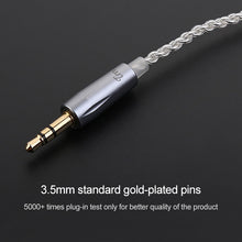Load image into Gallery viewer, TRN Silver Plated Upgrade Cable Headphones Cable with A2DC Connection for TRN V10 V20 Earphone