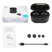 Load image into Gallery viewer, BTH-A6 Wireless Bluetooth 5.0 Earphone with Magnetic Charging Box