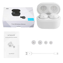Load image into Gallery viewer, BTH-A6 Wireless Bluetooth 5.0 Earphone with Magnetic Charging Box, BTH-A6