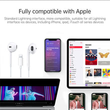 Load image into Gallery viewer, 8 Pin Interface Wired Earphone, Does Not Support Calls, Cable Length: 1.2m