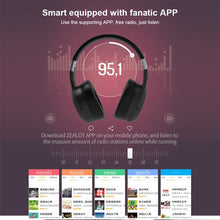 Load image into Gallery viewer, ZEALOT B28 Folding Headband Bluetooth Stereo Music Headset with Display