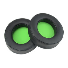 Load image into Gallery viewer, 2 PCS For Razer Kraken 7.1 V2 Pro Headphone Cushion Sponge Green Net Cover Earmuffs Replacement Earpads