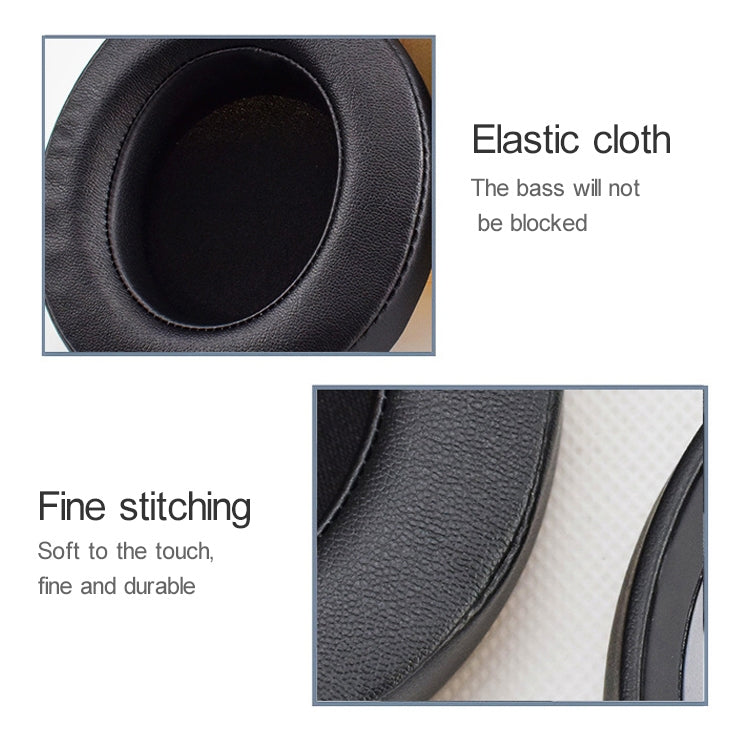 2 PCS For Razer Kraken 7.1 V2 Headphone Cushion Sponge Grey Net Cover Earmuffs Replacement Earpads