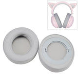 2 PCS For Razer Kraken 7.1 V2 Headphone Cushion Sponge Grey Net Cover Earmuffs Replacement Earpads