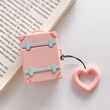 Load image into Gallery viewer, Wireless Earphones Shockproof Candy Colored Suitcase Silicone Protective Case for Apple AirPods 1 / 2