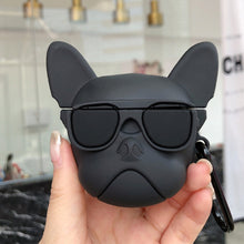 Load image into Gallery viewer, Silicone Cartoon Cute Bulldog Shape Earphones Shockproof Protective Case for Apple AirPods 1 / 2