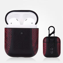 Load image into Gallery viewer, Colour-matching Flip-over Leather Earphones Shockproof Protective Case for Apple AirPods 1 / 2