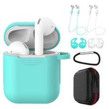 Load image into Gallery viewer, 7 PCS Wireless Earphones Shockproof Silicone Protective Case for Apple AirPods 1 / 2
