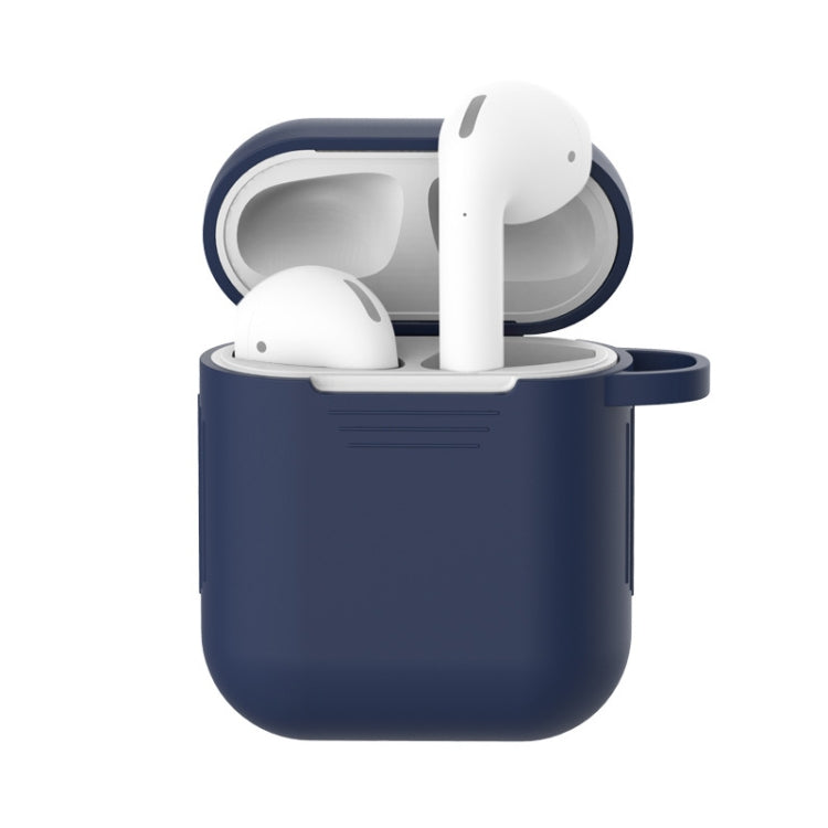 7 PCS Wireless Earphones Shockproof Silicone Protective Case for Apple AirPods 1 / 2