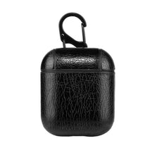 Load image into Gallery viewer, Wireless Earphones Litchi Texture Shockproof Silicone Protective Case for Apple AirPods 1 / 2