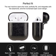 Load image into Gallery viewer, Wireless Earphones Litchi Texture Shockproof Silicone Protective Case for Apple AirPods 1 / 2