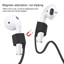 Load image into Gallery viewer, Wireless Bluetooth Headset Anti-lost Rope Magnetic Silicone Lanyard for Apple AirPods 1 / 2