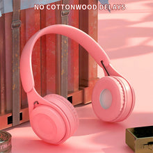Load image into Gallery viewer, Y08 Hifi Sound Quality Macaron Bluetooth Headset, Supports Calling &amp; TF Card &amp; 3.5mm AUX