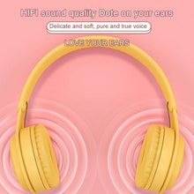 Load image into Gallery viewer, Y08 Hifi Sound Quality Macaron Bluetooth Headset, Supports Calling &amp; TF Card &amp; 3.5mm AUX