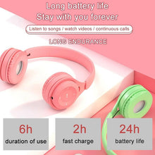 Load image into Gallery viewer, Y08 Hifi Sound Quality Macaron Bluetooth Headset, Supports Calling &amp; TF Card &amp; 3.5mm AUX