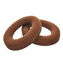 Load image into Gallery viewer, 2 PCS For Sennheiser HD515 / HD555 / HD595 / HD598 / HD558 / PC360 Flannel Earphone Cushion Cover Earmuffs Replacement Earpads with Tone Tuning Cotton, Velvet Brown, Velvet Black