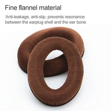 Load image into Gallery viewer, 2 PCS For Sennheiser HD515 / HD555 / HD595 / HD598 / HD558 / PC360 Flannel Earphone Cushion Cover Earmuffs Replacement Earpads with Tone Tuning Cotton, Velvet Brown, Velvet Black