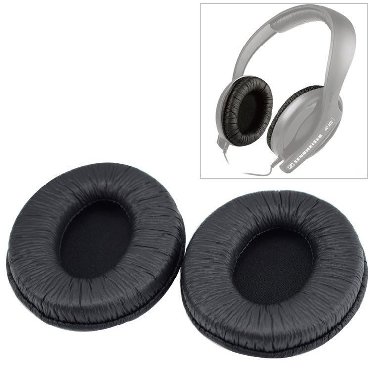 2 PCS For Sennheiser HD202 / HD212 / HD437 / HD447 / HD457 / HD497 Headphone Cushion Sponge Cover Earmuffs Replacement Earpads