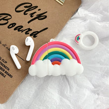 Load image into Gallery viewer, Wireless Earphones Shockproof Multicolor Rainbow Silicone Protective Case for Apple AirPods 1/2