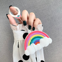 Load image into Gallery viewer, Wireless Earphones Shockproof Multicolor Rainbow Silicone Protective Case for Apple AirPods 1/2