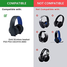 Load image into Gallery viewer, 2pcs Soft Earmuff Headphone Jacket for Sony PS4 Gold Wireless Stereo Headset