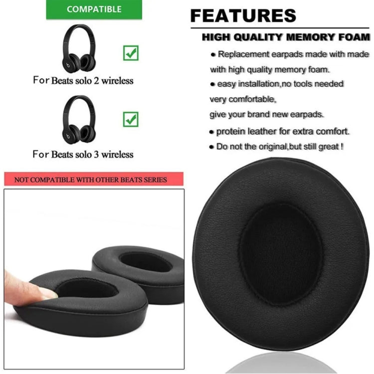 1 Pair Soft Sponge Earmuff Headphone Jacket for Beats Studio 2.0