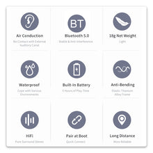 Load image into Gallery viewer, awei A889BL Air Conduction Sports Bluetooth 5.0 Wireless Headset