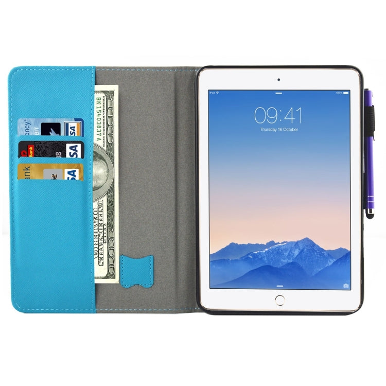 For iPad 9.7 (2018) & iPad 9.7 (2017) & Air 2 / Air Horizontal Flip Leather Case with Holder & Wallet & Card Slots & Sleep / Wake-up Function & Pen Slot