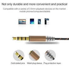 Load image into Gallery viewer, D12 1.2m Wired In Ear 3.5mm Interface Stereo Wire-Controlled HIFI Earphones Dual-motion Loop Running Game Music Headset With Packaging, D12 With Packaging (Black)