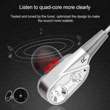 Load image into Gallery viewer, D12 1.2m Wired In Ear 3.5mm Interface Stereo Wire-Controlled HIFI Earphones Dual-motion Loop Running Game Music Headset With Packaging, D12 With Packaging (Black)
