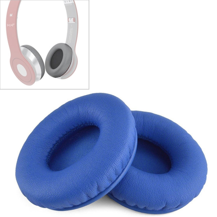2 PCS For Beats Solo HD / Solo 1.0 Headphone Protective Leather Cover Sponge Earmuffs
