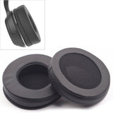 2 PCS For Skullcandy / HESH 2.0 HESH Thickened Earphone Cushion Cover Earmuffs Replacement Earpads with White Thread Sewing(Black)