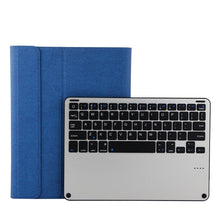 Load image into Gallery viewer, 3018 Detachable Bluetooth 3.0 Aluminum Alloy Keyboard + Imitation Cloth Texture Leather Tablet Case for iPad Air / Air 2 / iPad Pro 9.7 inch, with Sleep / Water Repellent Function