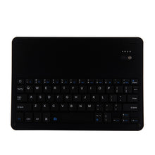 Load image into Gallery viewer, FT-1038E Detachable Bluetooth 3.0 Aluminum Alloy Keyboard + Lambskin Texture Leather Tablet Case for iPad Air / Air 2 / iPad Pro 9.7 inch, with Pen Slot / Water Repellent / Three-gear Angle Adjustment / Magnetic / Sleep Function