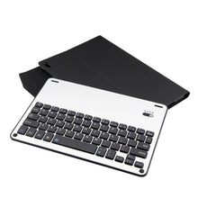 Load image into Gallery viewer, FT-1039B Detachable Bluetooth 3.0 Aluminum Alloy Keyboard + Lambskin Texture Leather Tablet Case for iPad Pro 10.5 inch / iPad Air (2019), with Water Repellent / Three-gear Angle Adjustment / Magnetic / Sleep Function
