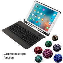 Load image into Gallery viewer, T-201D Detachable Bluetooth 3.0 Ultra-thin Keyboard + Lambskin Texture Leather Tablet Case for iPad Air / Air 2 / iPad Pro 9.7 inch, Support Multi-angle Adjustment / Backlight