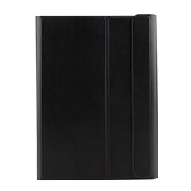 TY-1031 Universal Bluetooth 3.0 ABS Brushed Texture Keyboard + Leather Tablet Case for iOS, Windows, Android Tablet PC Between 9-10.5 inch