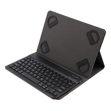 Load image into Gallery viewer, TY-1031 Universal Bluetooth 3.0 ABS Brushed Texture Keyboard + Leather Tablet Case for iOS, Windows, Android Tablet PC Between 9-10.5 inch