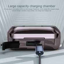 Load image into Gallery viewer, M23 Little Devil Pattern Intelligent Noise Reduction Touch Bluetooth Earphone with Three-screen Battery Display &amp; Mirror Charging Box, Support HD Call &amp; Siri