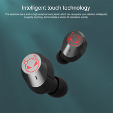 Load image into Gallery viewer, M23 Little Devil Pattern Intelligent Noise Reduction Touch Bluetooth Earphone with Three-screen Battery Display &amp; Mirror Charging Box, Support HD Call &amp; Siri