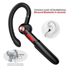 Load image into Gallery viewer, ME-100 TWS Business Rotating Universal True Stereo 5.0 Version Hanging Ear In-Ear Bluetooth Headset