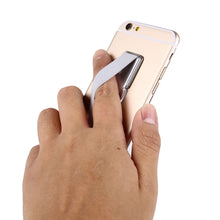 Load image into Gallery viewer, 2 in 1 Adjustable Universal Mini Adhesive Holder Stand + Slim Finger Grip, Size: 7.3 x 2.2 x 0.3 cm