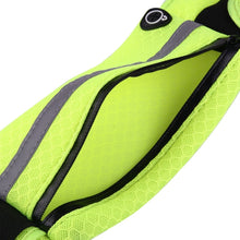Load image into Gallery viewer, Multifunctional Outdoor Sports Mesh Breathable Fabric Waist Bag with Night Reflective Strip &amp; Earphone Hole for iPhone, Samsung, Sony and other Phones (for Less Than 6 inch)