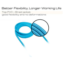 Load image into Gallery viewer, 3m 3A Woven Style Metal Head 8 Pin to USB Data / Charger Cable, 3m 8 Pin