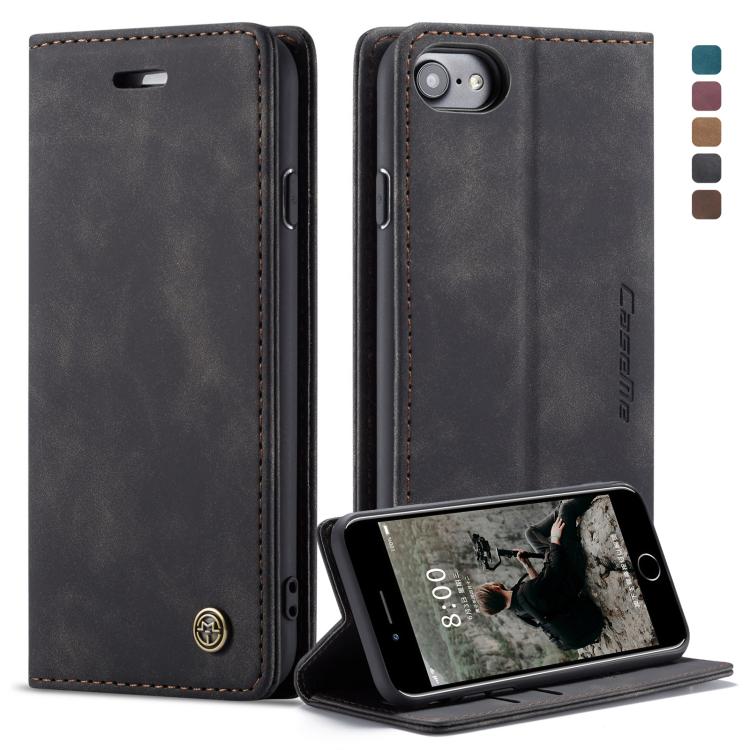 CaseMe-013 Multifunctional Retro Frosted Horizontal Flip Leather Case for iPhone 6 / 6s, with Card Slot & Holder & Wallet