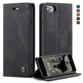 CaseMe-013 Multifunctional Retro Frosted Horizontal Flip Leather Case for iPhone 6 / 6s, with Card Slot & Holder & Wallet