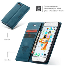 Load image into Gallery viewer, CaseMe-013 Multifunctional Retro Frosted Horizontal Flip Leather Case for iPhone 6 / 6s, with Card Slot &amp; Holder &amp; Wallet, For iPhone 6 / 6s