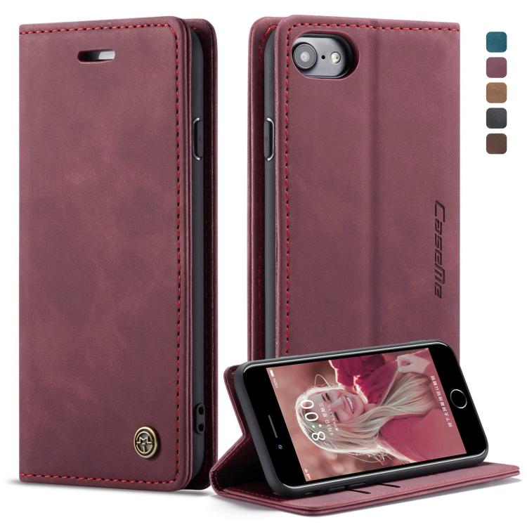 CaseMe-013 Multifunctional Retro Frosted Horizontal Flip Leather Case for iPhone 6 / 6s, with Card Slot & Holder & Wallet